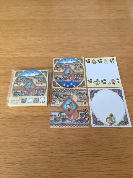 おすそわけ 古川紙工 コジコジ メモパッド イエロー 4柄×6枚=24枚