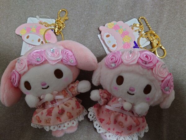 リズリサ マイメロ ピアノ コラボ ぬいぐるみチャーム セット 新品 サンリオ