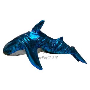 送料込 100cm さめ ぬい サメ メガシャークメタリック ぬいぐるみ 鮫 大きめ BIG