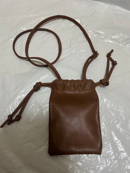しまむら Yumi 巾着 ポシェット ミニ ショルダーバッグ