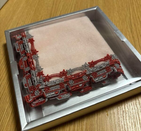 チカザワレース ベンツ コラボ 未使用車レース 限定タオルハンカチライトピンク