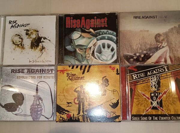 【廃盤】 ライズ・アゲインスト 6枚セット 輸入盤 送料無料 RISE AGAINST パンク ハードコア