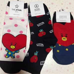 BT21 TATA 靴下 BTS V テテ