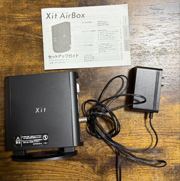 PIXELA ピクセラ Xit AirBox XIT-AIR110W テレビチューナー mini B-CASカード付き