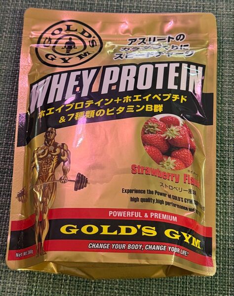 GOLD'S GYM ホエイプロテイン ストロベリー風味 360g