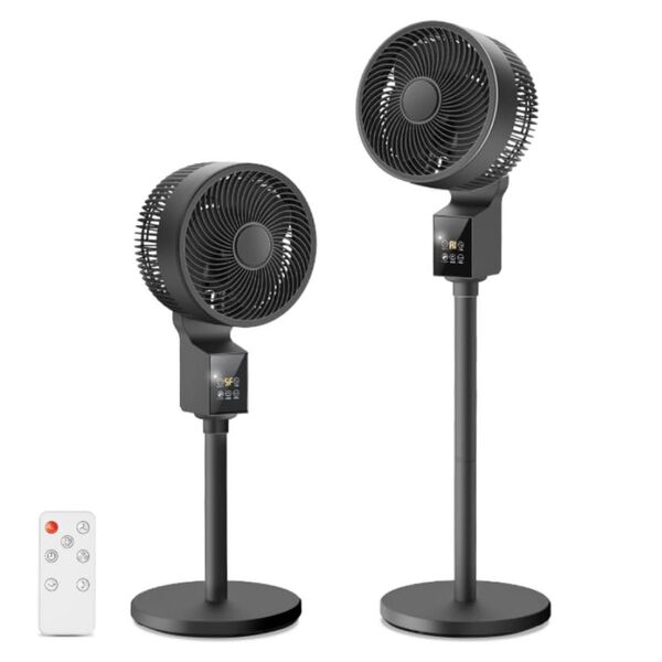 新品 サーキュレーター リモコン付 30畳 扇風機 静音 ブラック 3D 上下左右自動首振り イオン空気清浄 夏節電対策 省エネ
