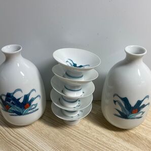 鍋島焼 畑萬窯 酒器セット とっくり おちょこ