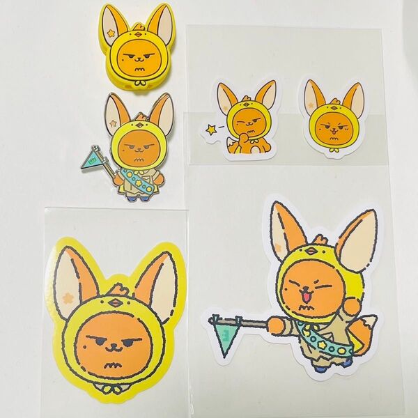 TXT ファンチュン ピンバッジ ビッグステッカー プルバトゥ ポップアップ