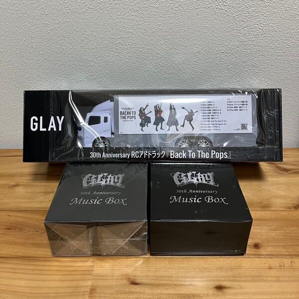 GLAY 30th Anniversary RCアドトラック Music Box GiGO限定 計3点