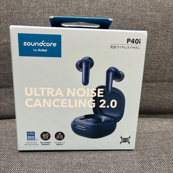 Soundcore Anker P40i 完全ワイヤレスイヤホン ネイビー