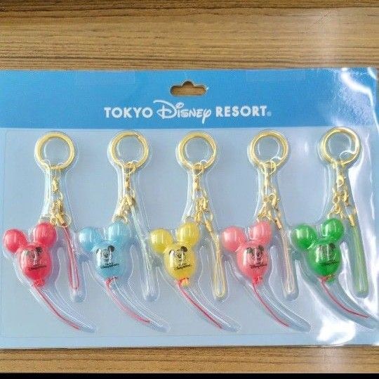 未開封 ディズニー バルーン キーチェーン ミッキー ストラップ