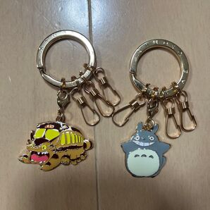 となりのトトロ ネコバス トトロ メタルキーリング