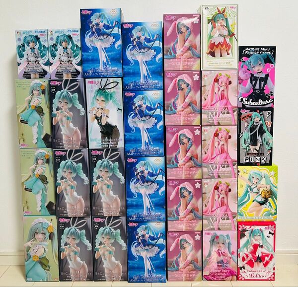 初音ミクアミューズメントフィギュア30点まとめ売り