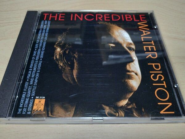 WALTER PISTON / THE INCREDIBLE FLUTIST CD