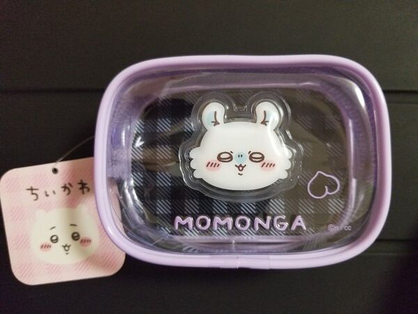ちいかわ ぷっくりクリアミニポーチ モモンガ