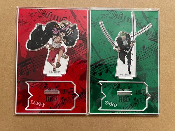 ワンピース ONE PIECE アクリルスタンド アクスタ ゾロ ルフィ film RED