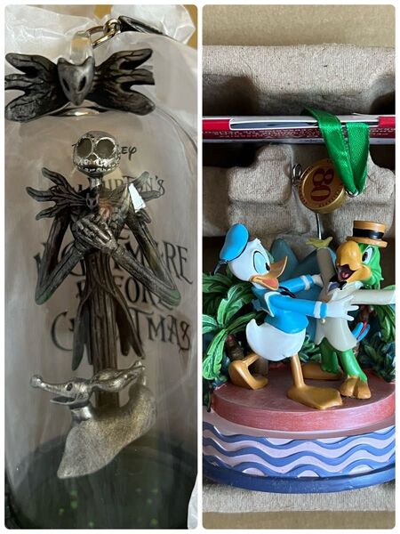 ディズニーストア オーナメント ドナルド ホセ 三人の騎士 ナイトメアビフォアクリスマス ジャック