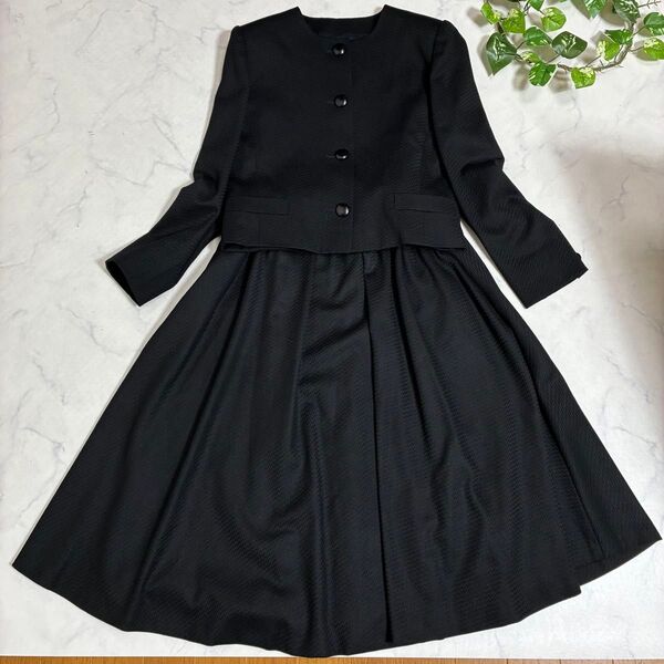 Christian Dior ブラックフォーマル スカートスーツ セットアップ クリスチャンディオール ヴィンテージ 黒 7