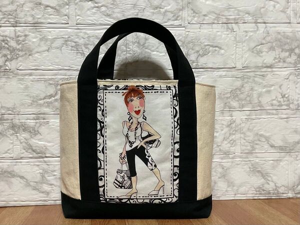 ミニトートバッグ ハンドメイド ロラライハリス
