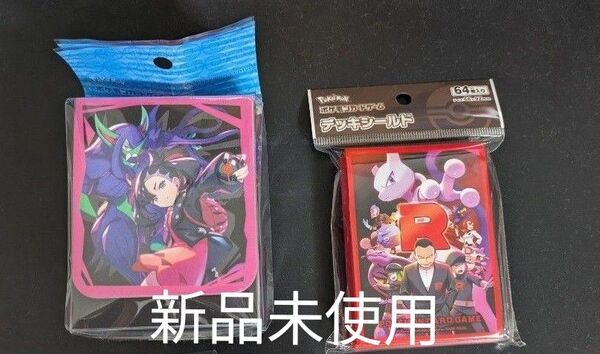ポケモンカードゲーム マリィ&オーロンゲ デッキケース ロケット団の栄光 デッキシールド セット