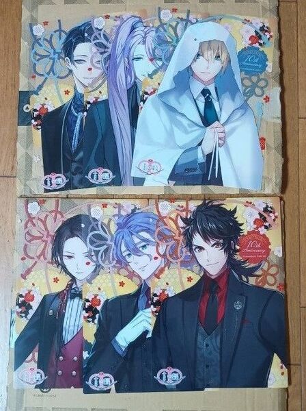 刀剣乱舞 クリアポスター 10周年記念 ファミマ ファミリーマート