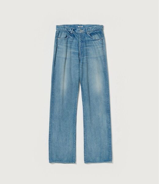お値下げは300円まで AURALEE SELVEDGE FADED LIGHT DENIM PANTS 3 25ss