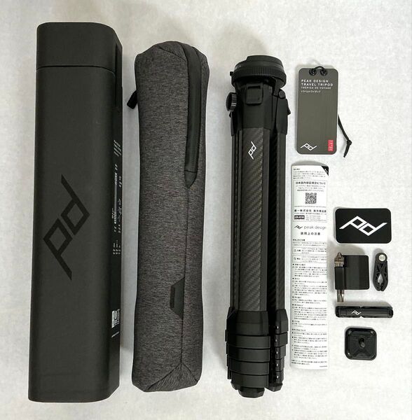 ピークデザイン 三脚 カーボン トラベル Peek Design Tripod carbon travel