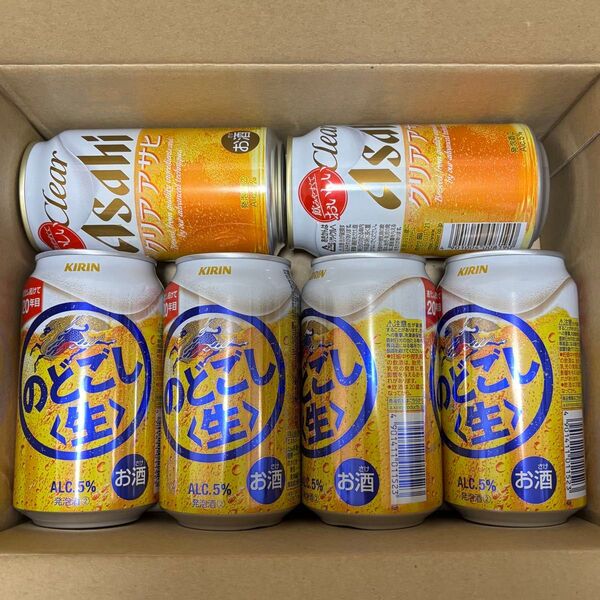 発泡酒まとめ売り★クリアアサヒ&のどごし生