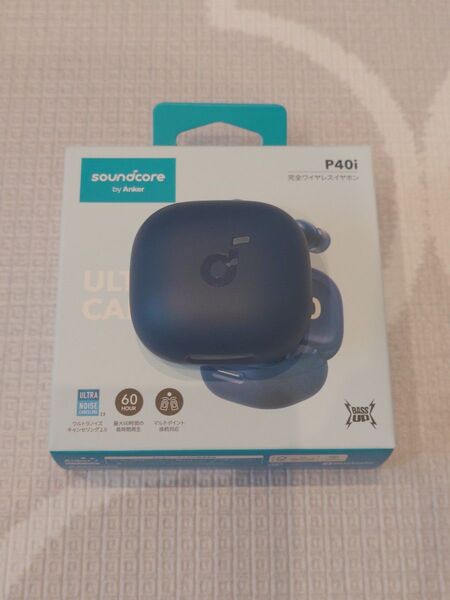 完全ワイヤレスイヤホン Soundcore P40i A3955N31 ネイビー
