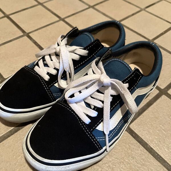 VANS オールドスクール ネイビー/ブラック 23cm