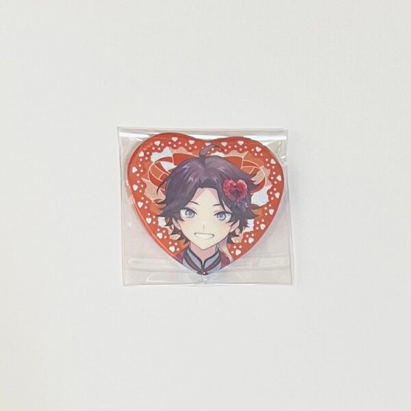にじさんじ 三枝明那 Prism Heart June Bride ハート型缶バッジ