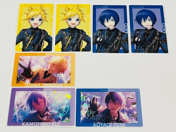 プロセカ ePick 箔押し 青柳冬弥 神代類 天馬司 KAITO 鏡音レン