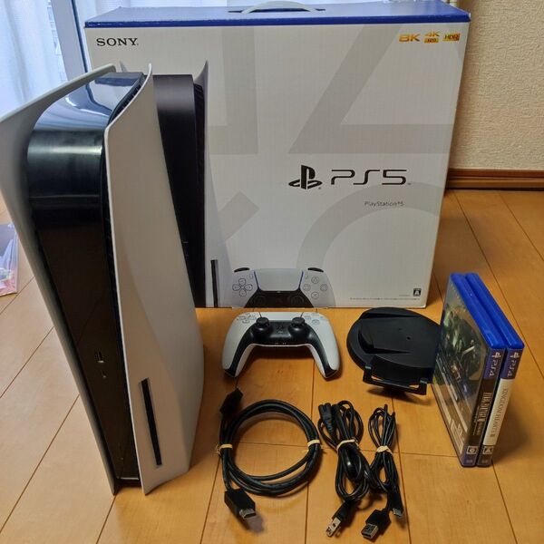 PS5 本体 CFI-1100A ディスクドライブ搭載 ファイナルファンタジー7 キングダムハーツ付き