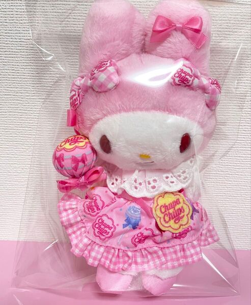 サンリオ マイメロ チュッパチャプス コラボ マスコット ぬいぐるみ チュッパチャップス マイメロディ キーホルダー