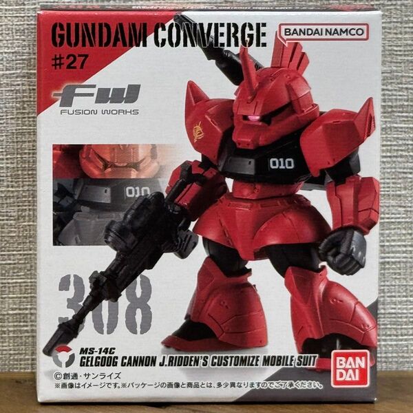 【箱未開封発送】ガンダム コンバージ 308 ジョニー・ライデン専用ゲルググキャノン