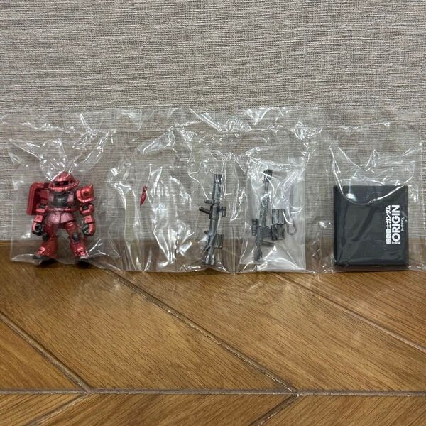 【劇場限定 箱なし内袋未開封】 ガンダム コンバージ オリジン版シャア専用ザクⅡ フル装備 メタリックVer.