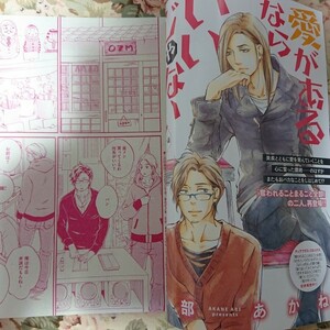 BL雑誌切抜★阿部あかね「愛があるならいいじゃない 第1話」Dear+2014/5新連載