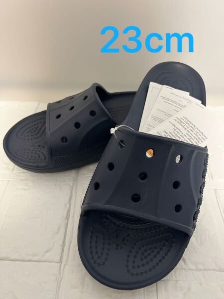 【新品】クロックス baya Ⅱ slide 23cm ネイビー