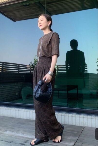 クラネ ペイズリー柄トップス Tシャツ clane 1