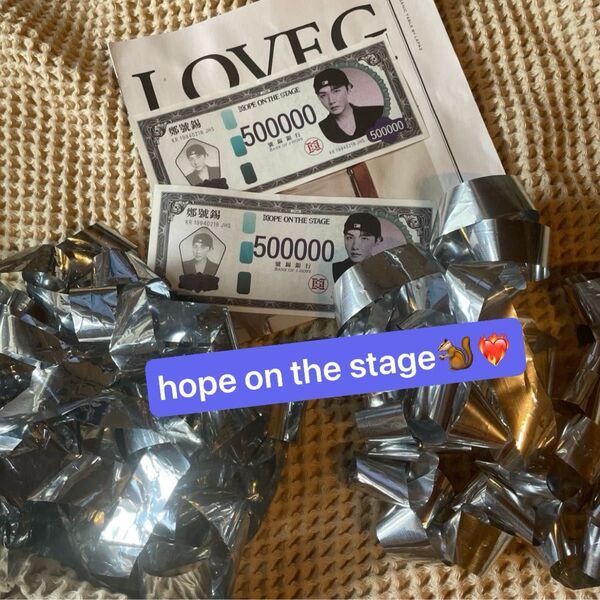 HOPE ON THE STAGE 6/1 京セラドーム 銀テープ 2本ロング
