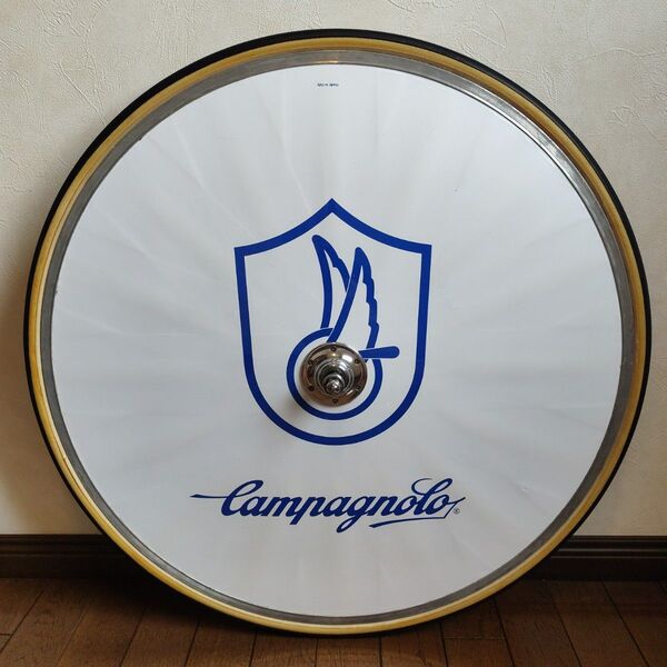 美品 トラック CAMPAGNOLO GHIBLI カンパニョーロ ギブリ ディスクホイール 社外ロックリング付属 チューブラー