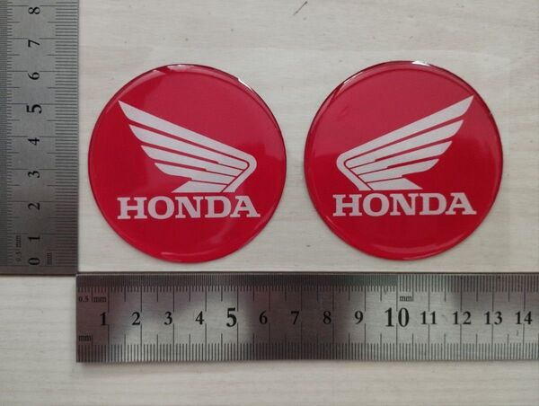 HONDAステッカー 2枚セット 3Dステッカー バイクステッカー タンクステッカー レーシングステッカー ホンダステッカー