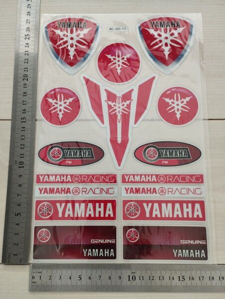 YAMAHAステッカー 1シート分 バイクステッカー 防水 ヤマハステッカー レーシングステッカー ヘルメットステッカー