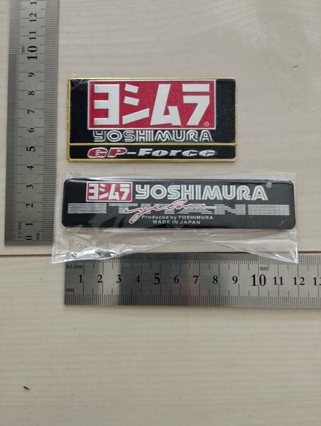 ヨシムラステッカー 2枚セット 耐熱アルミステッカー バイクステッカー レーシングステッカー motoGP ヨシムラ