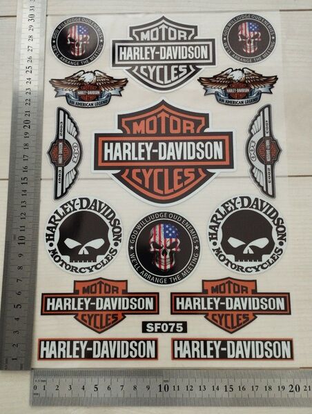 ハーレーダビッドソンステッカー 1シート分 防水 バイクステッカー HARLEY DAVIDSON