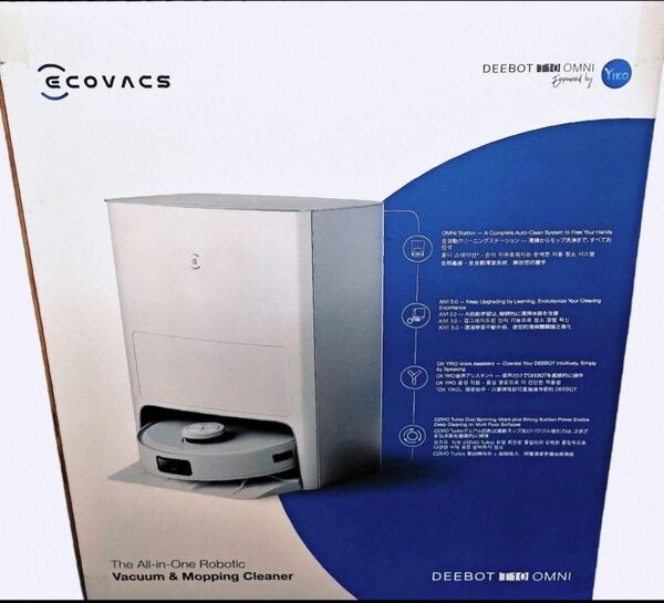ECOVACS DEEBOT T10 OMNI 1台 ロボット掃除機