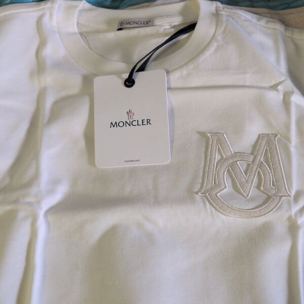 【新品未使用】MONCLER 半袖 Tシャツ オフホワイト