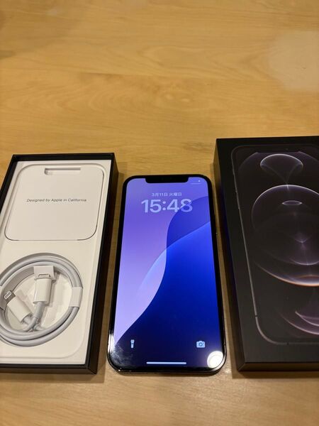 iPhone12pro 256GB グラファイト バッテリー背面新品