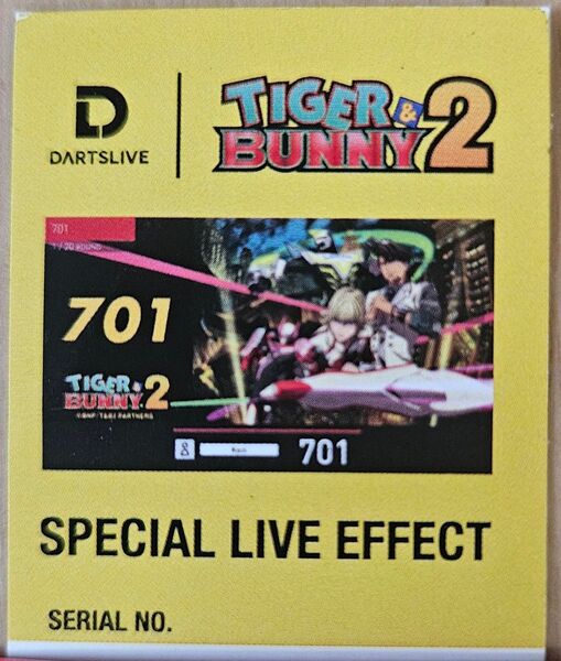 タイガー&バーニー2 限定ダーツライブスペシャルエフェクト