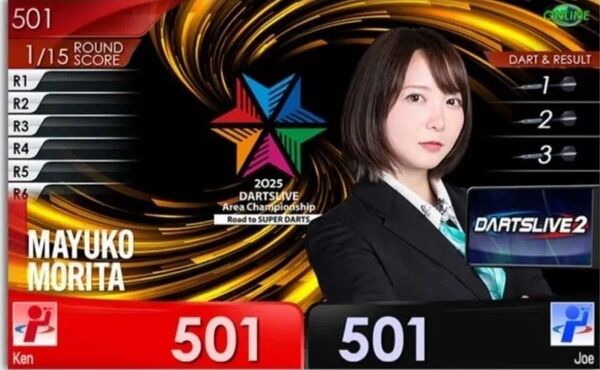 森田真結子 非売品 限定ダーツライブスペシャルテーマ
